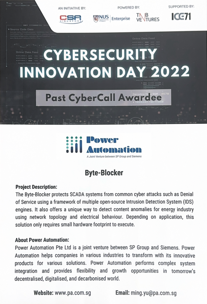 Cyber Innovate Cybersecurity Innovation Day 2022 | Power Automation